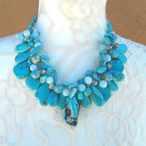 Turquoise Statement Necklaces 2024 | favors.com