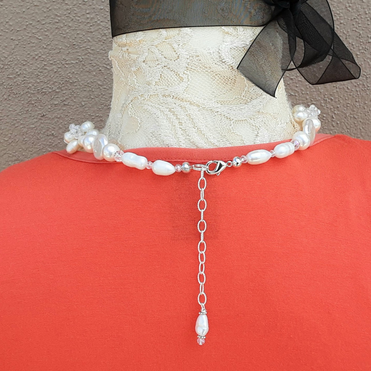 Blossom Keshi pearl statement necklace